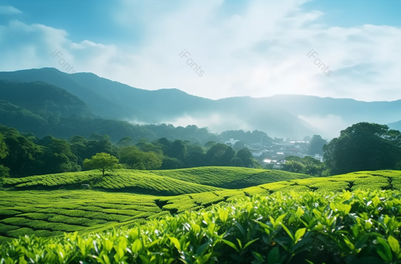 户外大自然茶树实拍摄影图,高清,摄影图,摄影图片,图片大全,摄影图免费下载